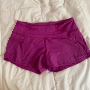 Speed Up shorts by Lululemon.